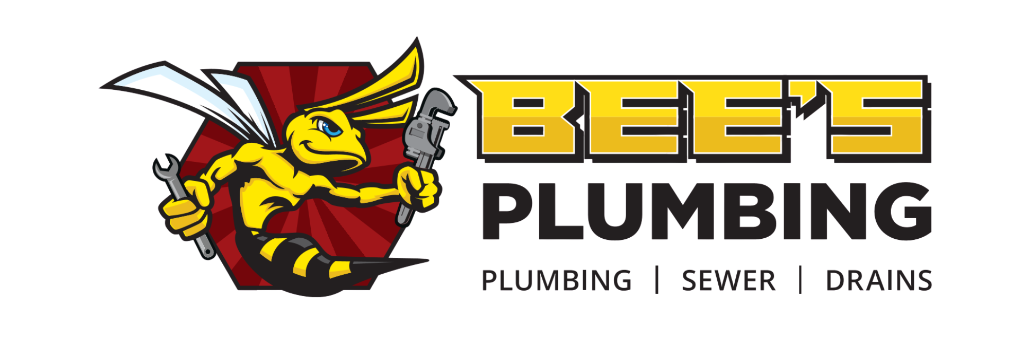 Bees plumbing logo (2)